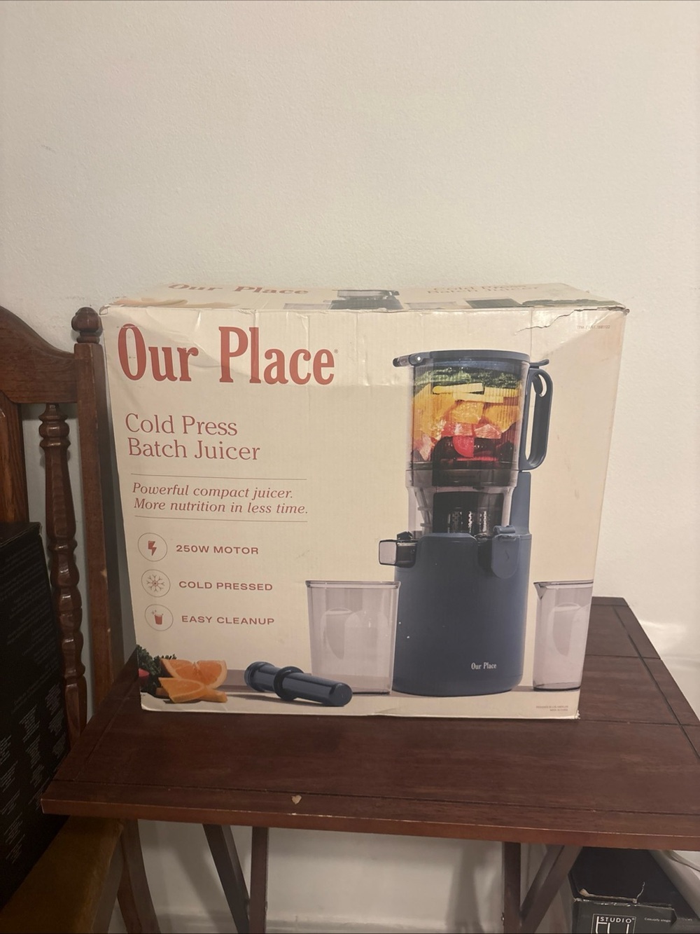 Our Place Cold Press Batch Juicer - Navy Blue